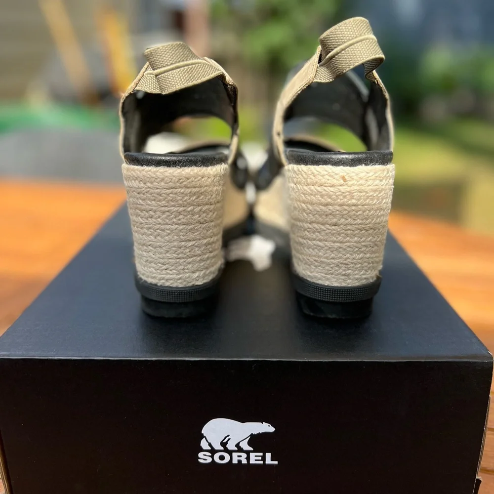 Sorel Joanie II Slingback Wedge Heal Platform sandals . Size 8.5 - Picture 2 of 3